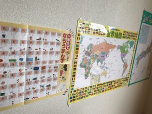 くもん 一年生の漢字ポスター